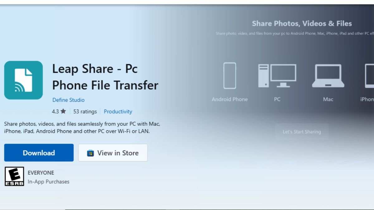 WiFi File Transfer for PC Windows